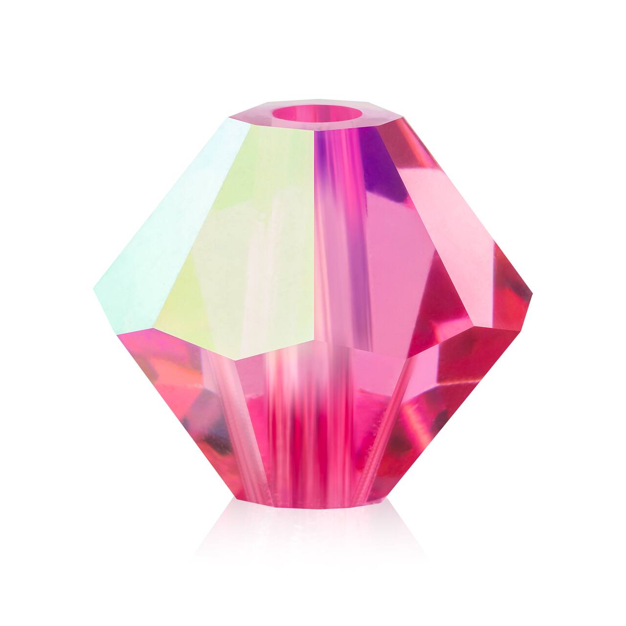 John Bead PRECIOSA 6mm Czech Crystal Bicone Beads, 36ct.